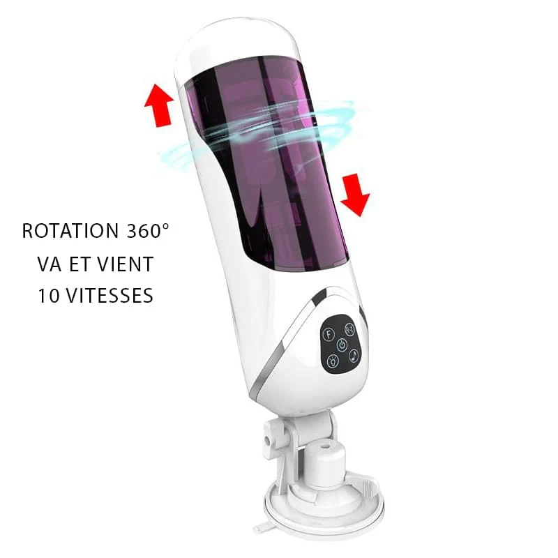 Rotations und Stoßfunktion Masturbator - Image 5